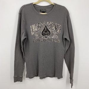 LUCKY BRAND Men's long sleeve thermal shirt sz XL